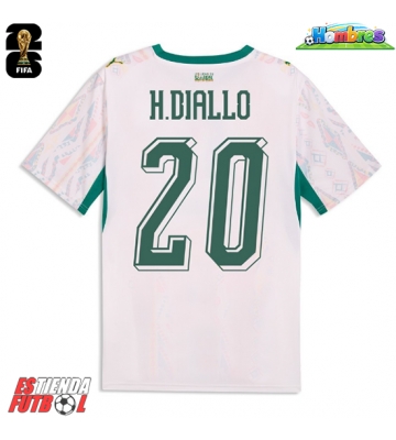 Senegal Habib Diallo #20 Primera Equipación Mundial 2026 Manga Corta